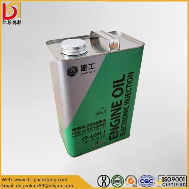 4 Ltr Engine Oil Tin Can